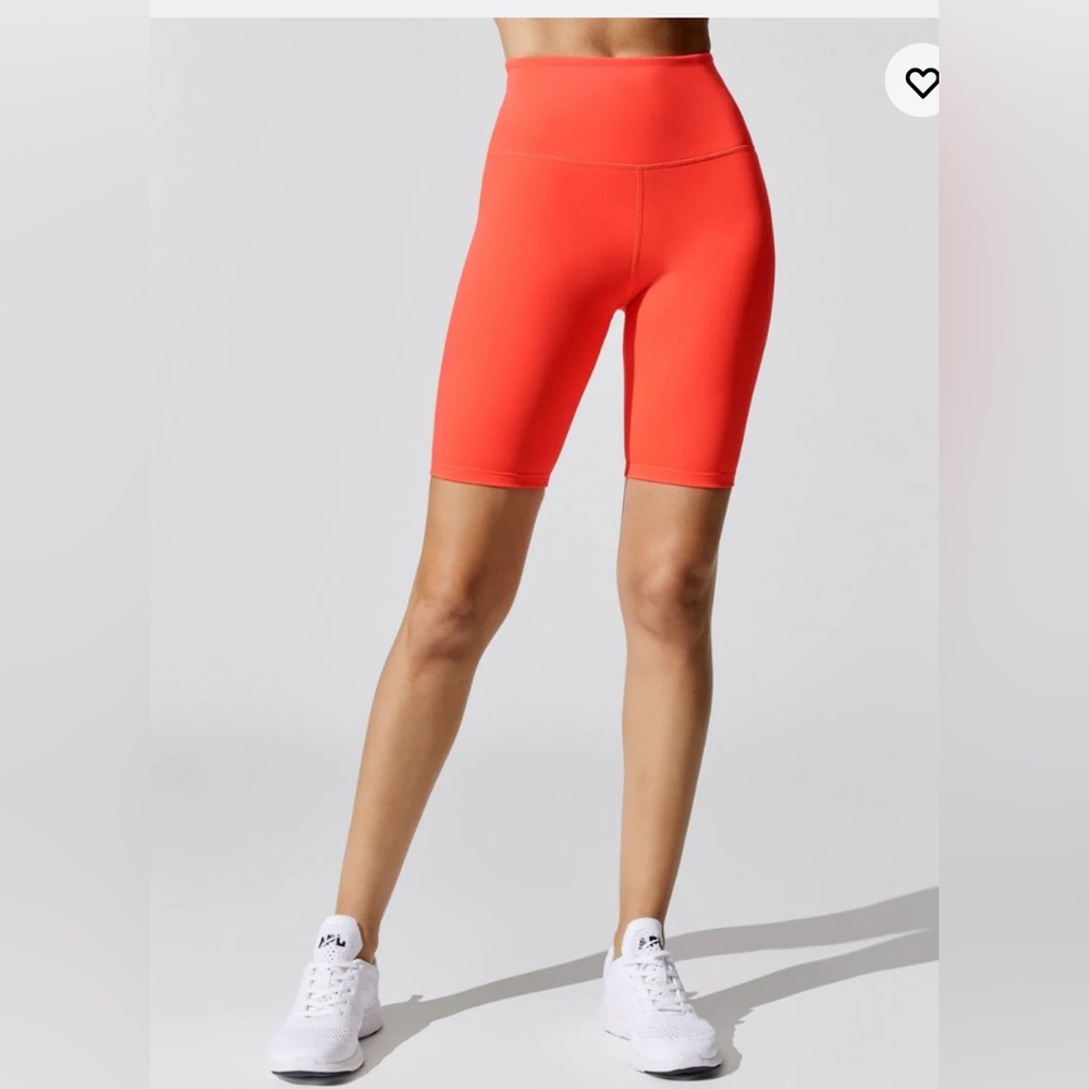 Carbon38 High Rise Biker shorts in Cloud Compression NWOT